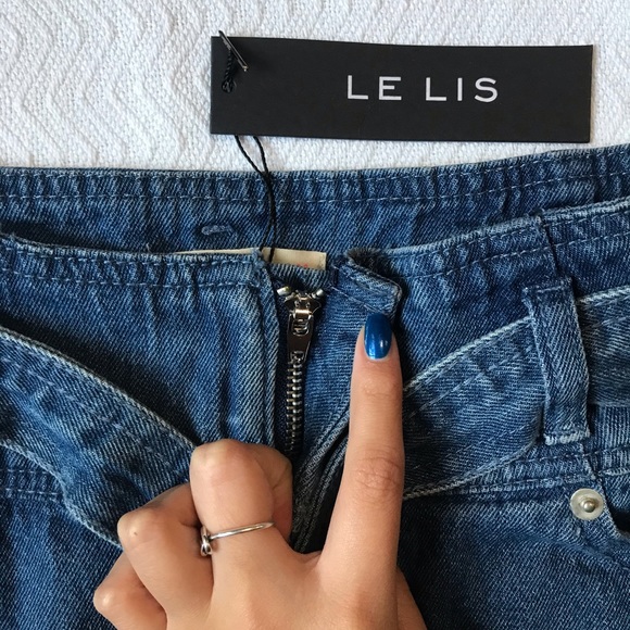 Le Lis Dresses & Skirts - | LELIS | Tie-Belt Denim Skirt